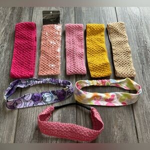 NWT! Headband Bundle Colorful Stretch Bands - 8 qty